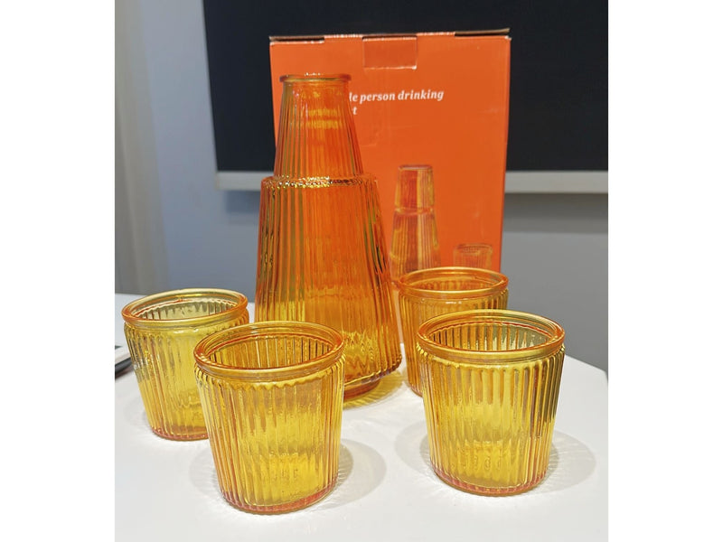 قاروره مع 4 اكواب عسلي  & ك*ق 16