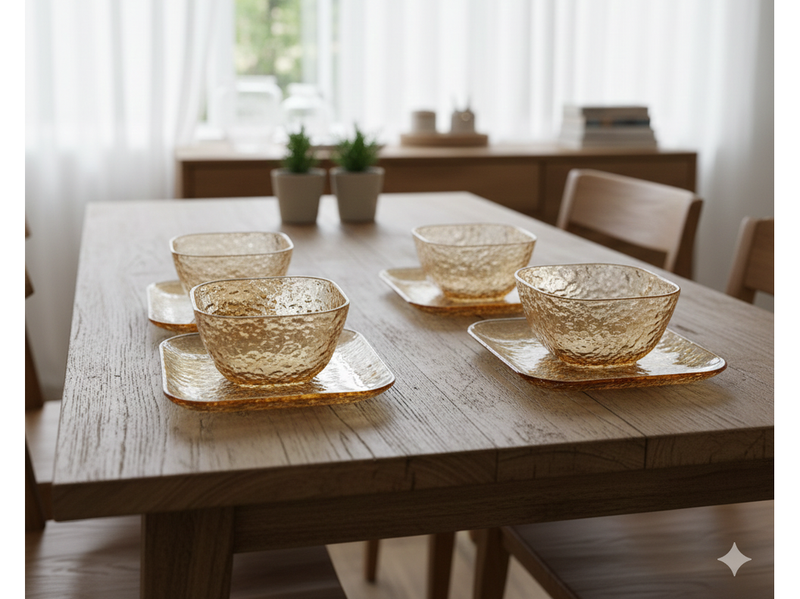 طقم خشاف 12 قطعه جولد  & ك*ق 6