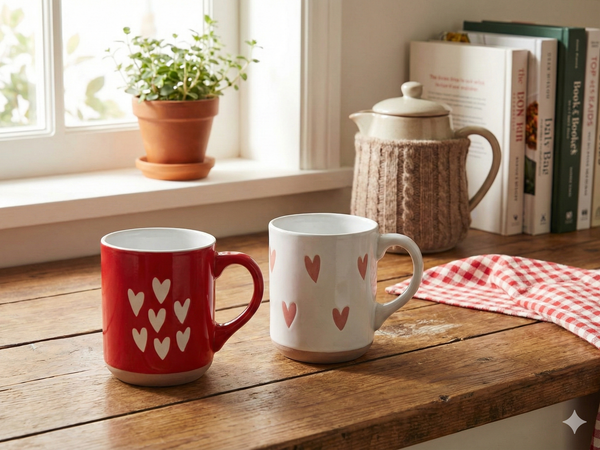 مج بورسلين قلوب حفر 4604 & ك*ق 48