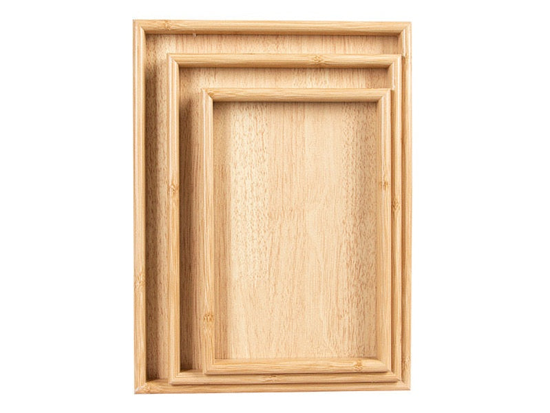 طقم صواني خشب 3 قطع مقاسات 4039 & ك*ق 12