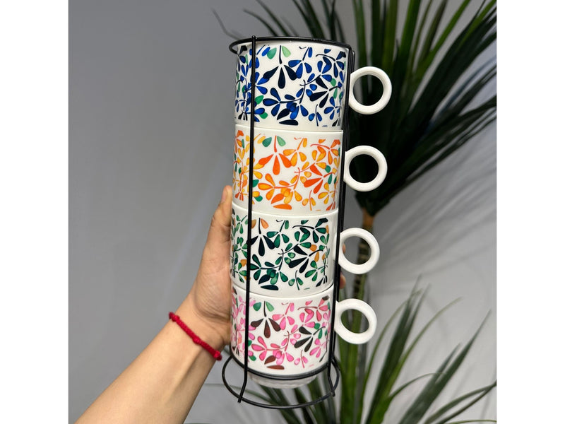 طقم ٤ مجات فلوري ع استاند معدن & ك*ق 32