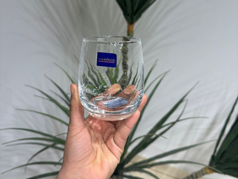 طقم 6 كوب زجاج دايموند 4737  & ك*ق 12