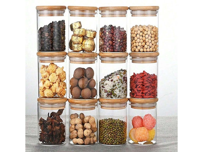 طقم برطمانات توابل 12 قطعه - مدور & ك*ق 12