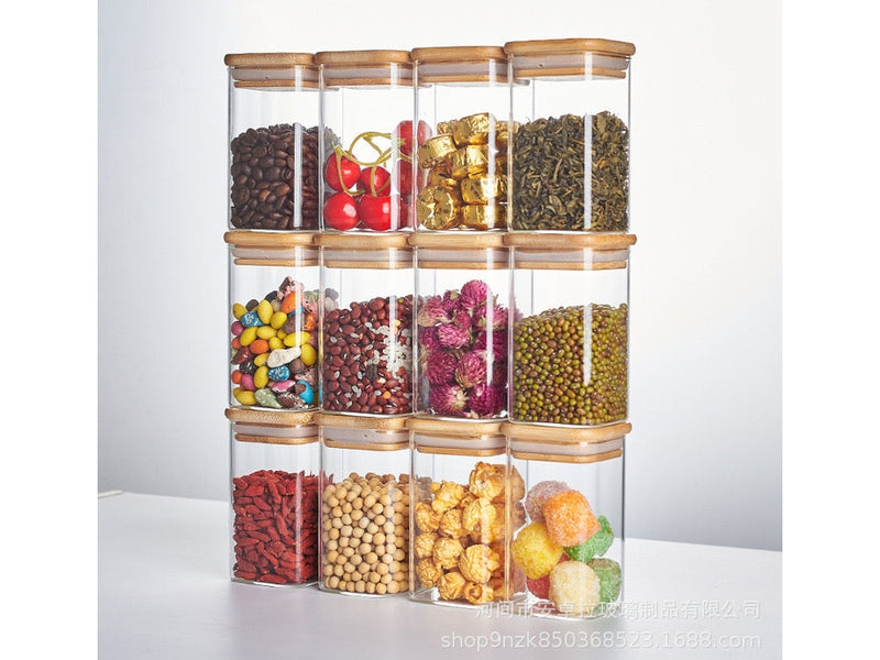 طقم برطمانات توابل 12 قطعه - مربع & ك*ق 12