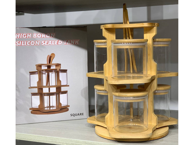 طقم توابل دوار 3264 - جديد & ك*ق 8