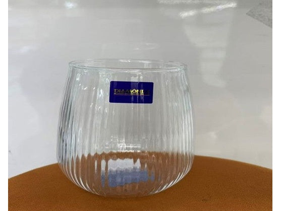 طقم 6 كوب زجاج دايموند مضلع 4738  & ك*ق 12