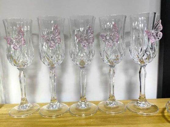 كاس زجاج ب  فراشه بارز 4838 & ك*ق 60